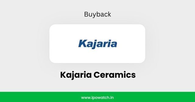 Kajaria Ceramics Buyback 2026