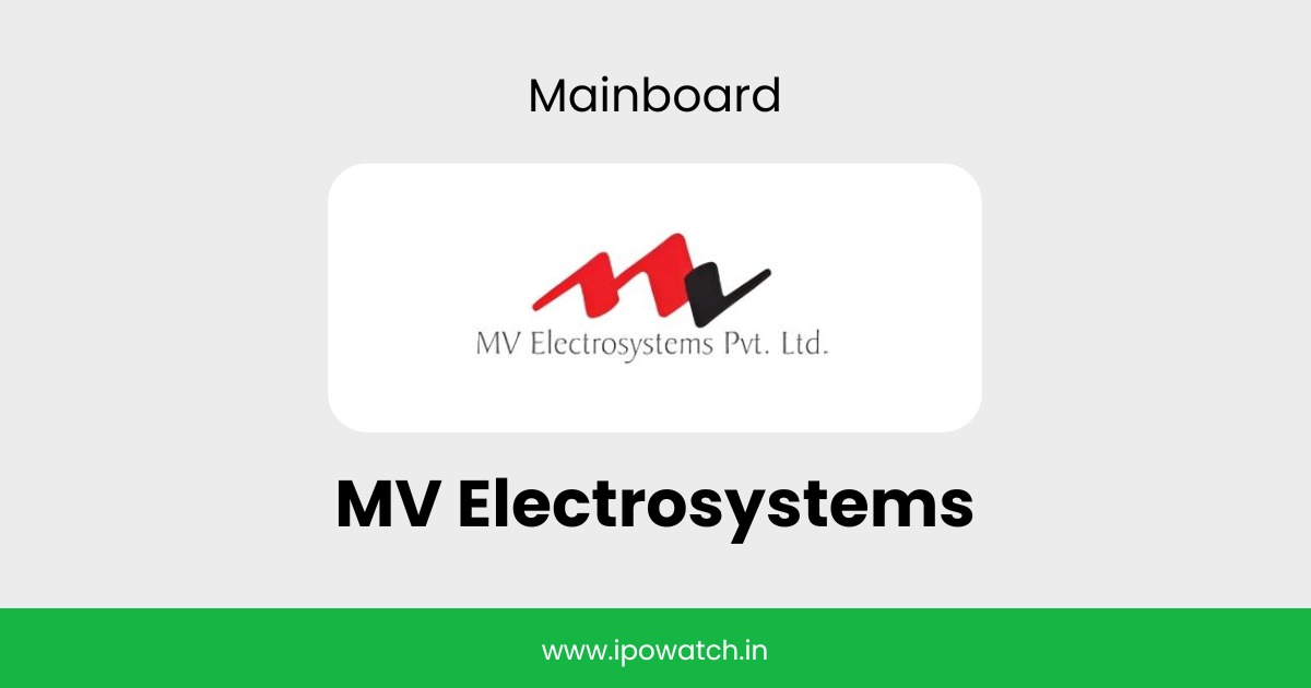 MV Electrosystems IPO
