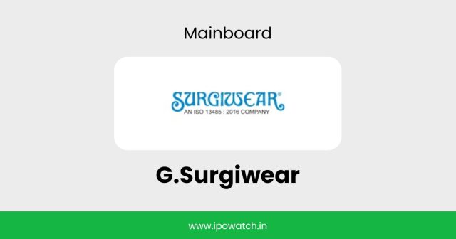 G.Surgiwear IPO