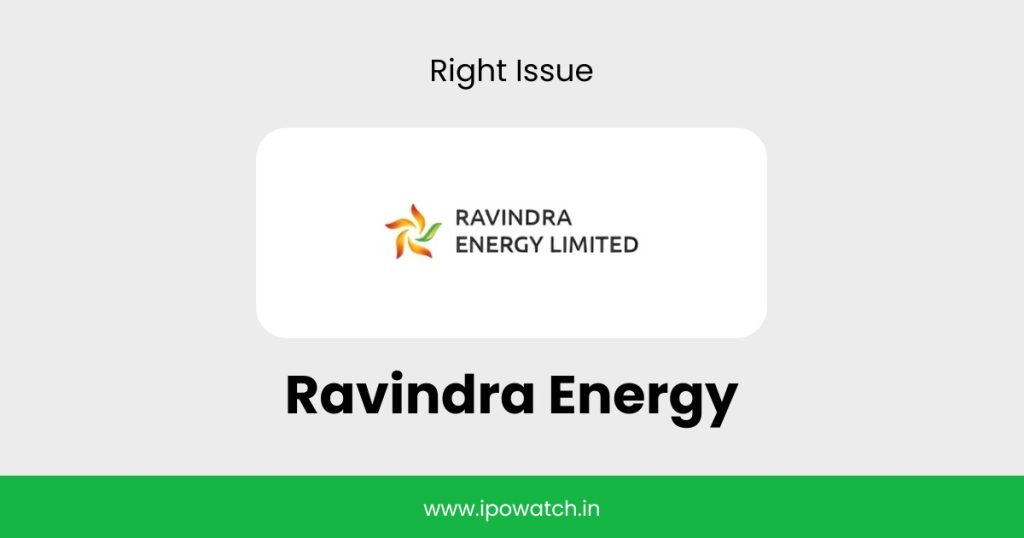 Ravindra Energy Rights Issue 2026