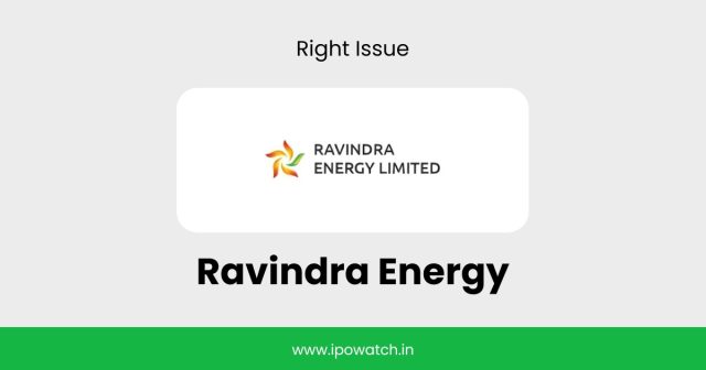 Ravindra Energy Rights Issue 2026