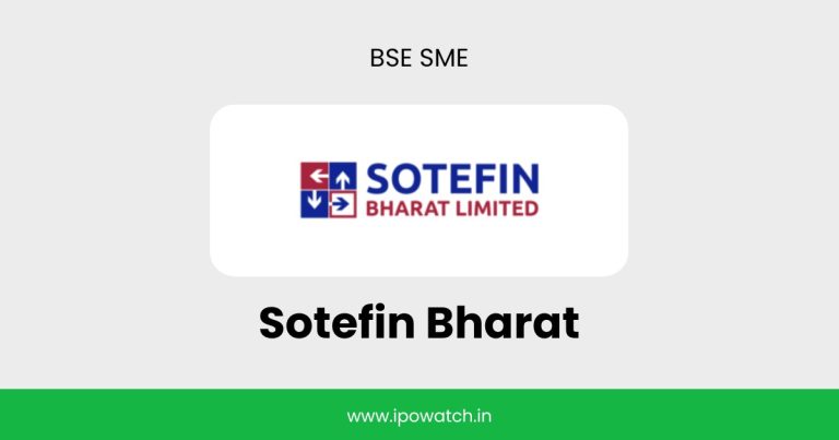 Sotefin Bharat IPO