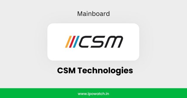 CSM Technologies IPO