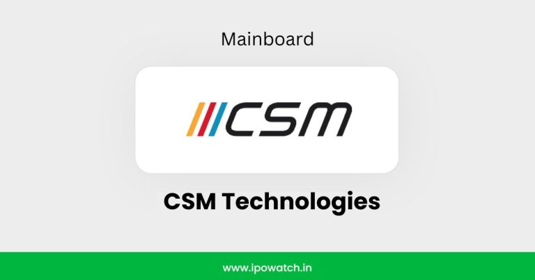 CSM Technologies IPO