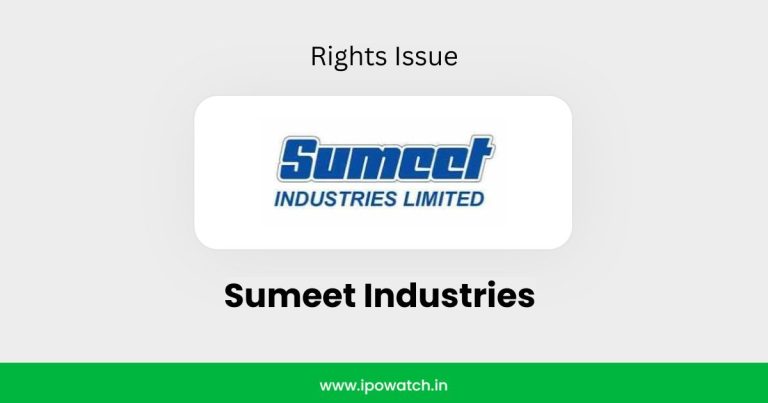 Sumeet Industries Rights Issue 2026