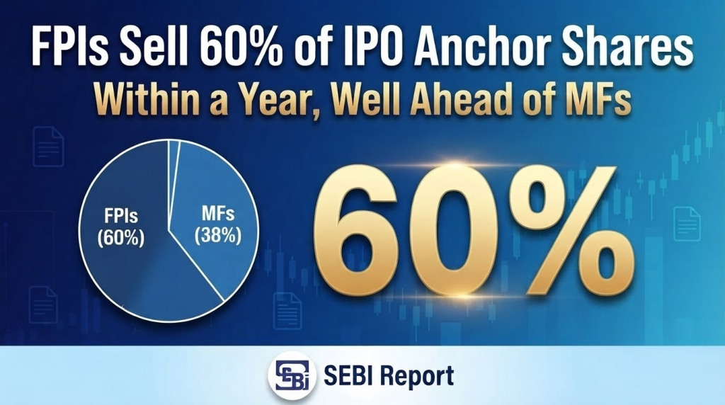 FPIs Sell 60% of IPO Anchor Shares Within a Year