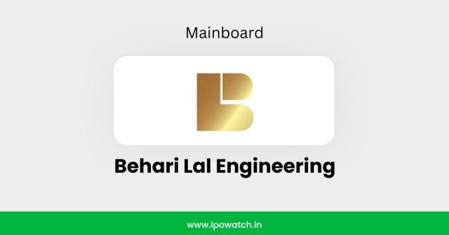 Behari Lal Engineering IPO