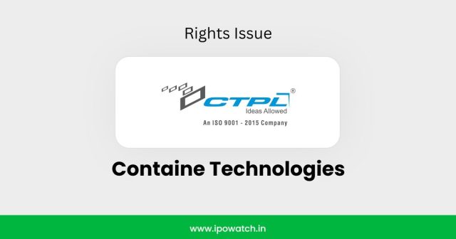 Containe Technologies Rights issue 2026