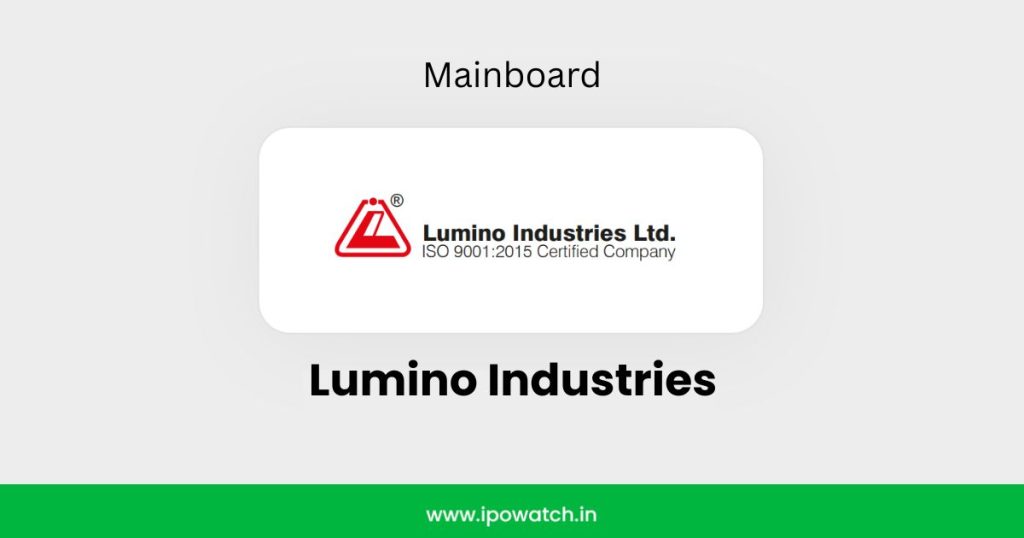 Lumino Industries IPO