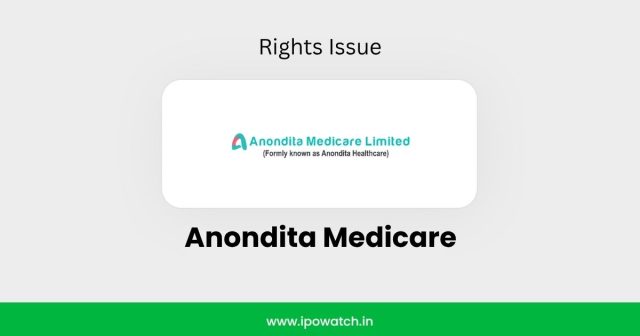 Anondita Medicare Rights Issue 2026