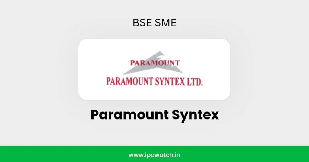 Paramount Syntex IPO