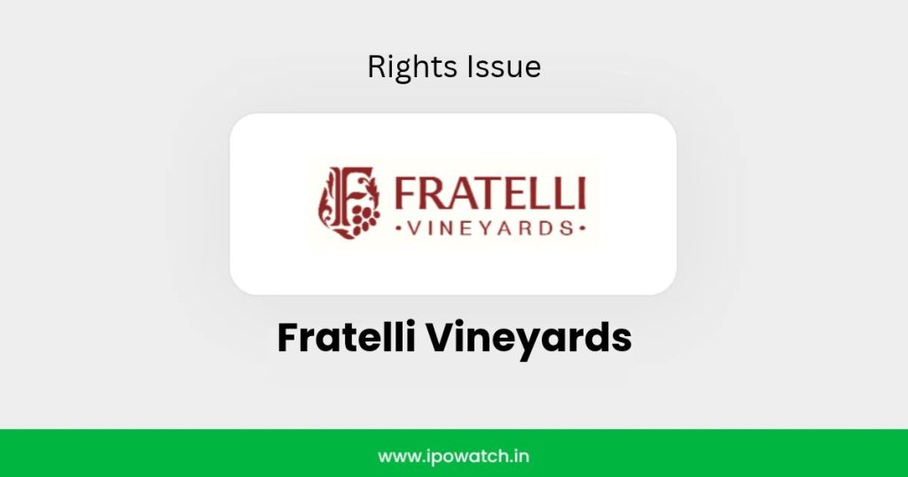 Fratelli Vineyards Rights Issue 2026