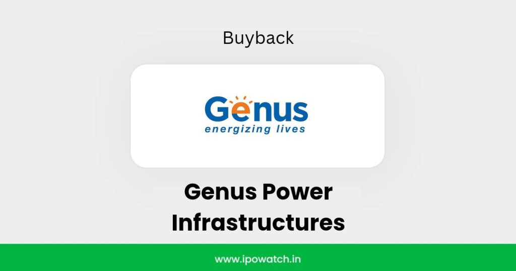 Genus Power Infrastructures Buyback 2026