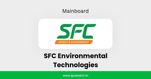 SFC Environmental Technologies IPO