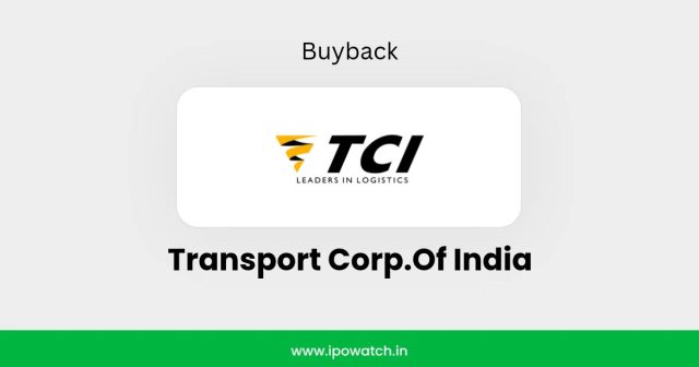 Transport Corporation of India Buyback 2026